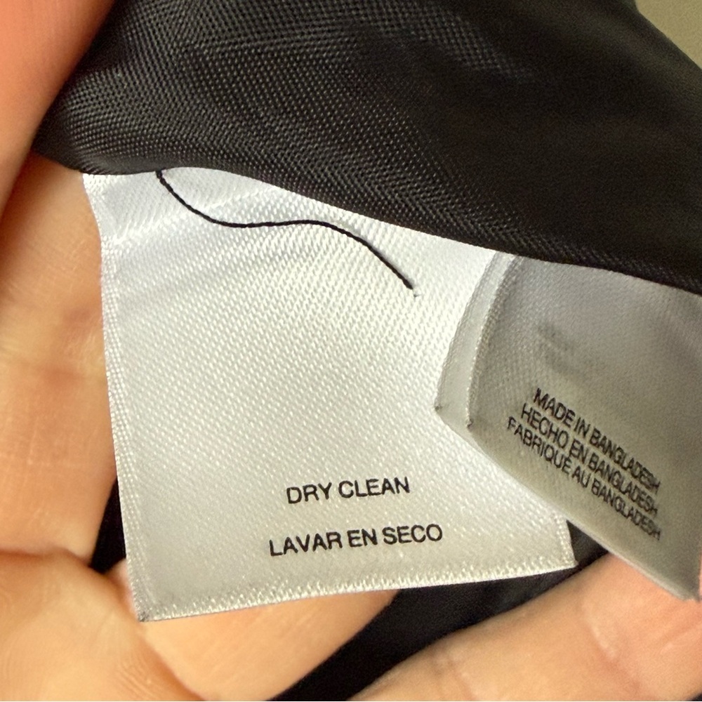 KASPER Elegant Black Open-Front Longline Blazer Jacket—SZ. 10 - Picture 9 of 16